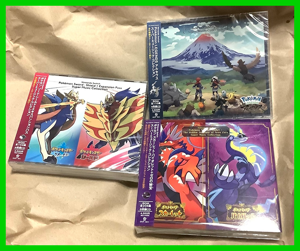 Switch】ポケモン スーパーミュージックコレクション 3タイトルセット