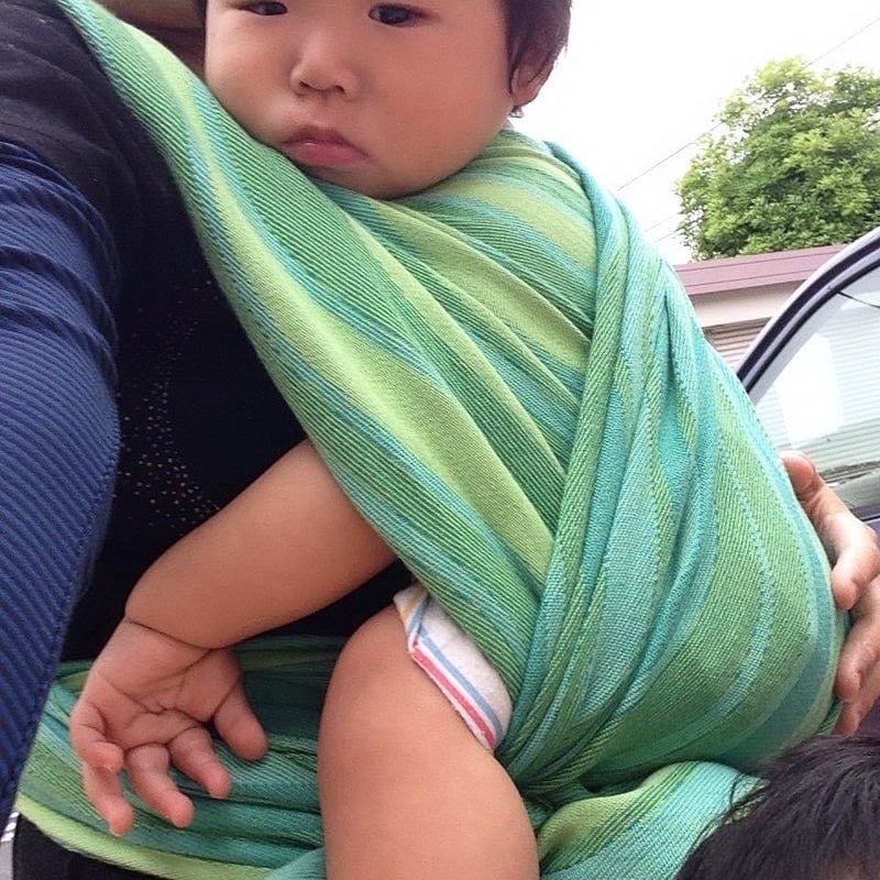 ディディモス ライム色の波【抱っこ紐の専門家の抱っこ紐レビュー