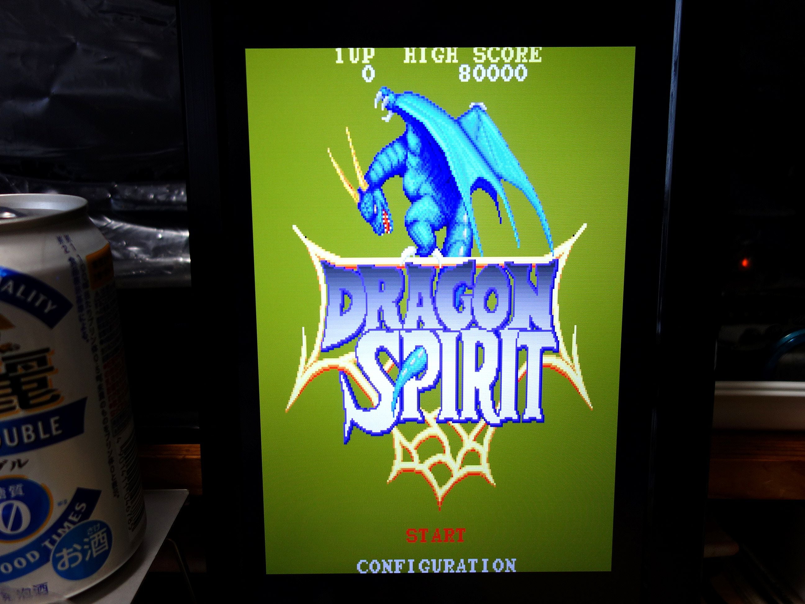 X68000でゲーム宅飲み「ドラゴンスピリット」C・ひとくちサンド うずら