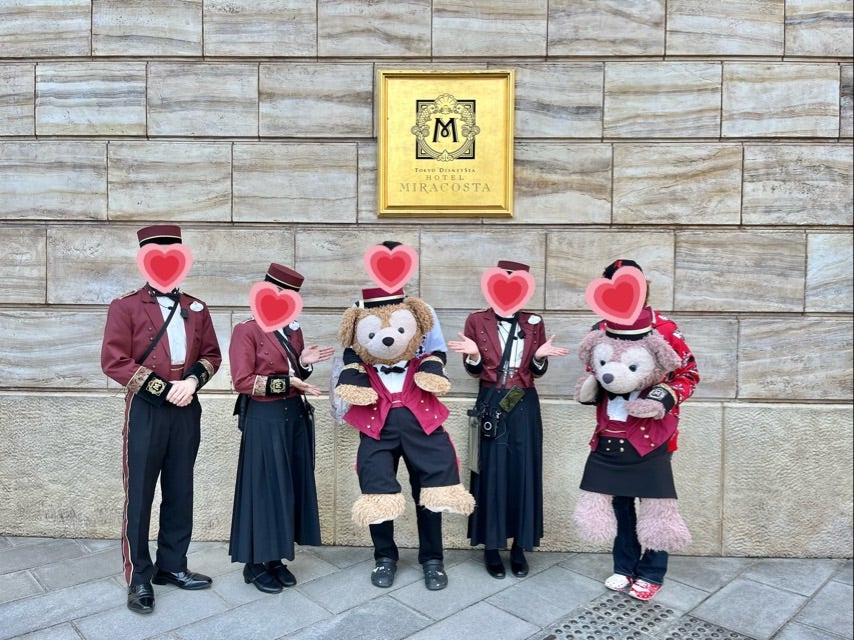 その②ミラコスタのキャストさんのコスチュームに目が釘付け