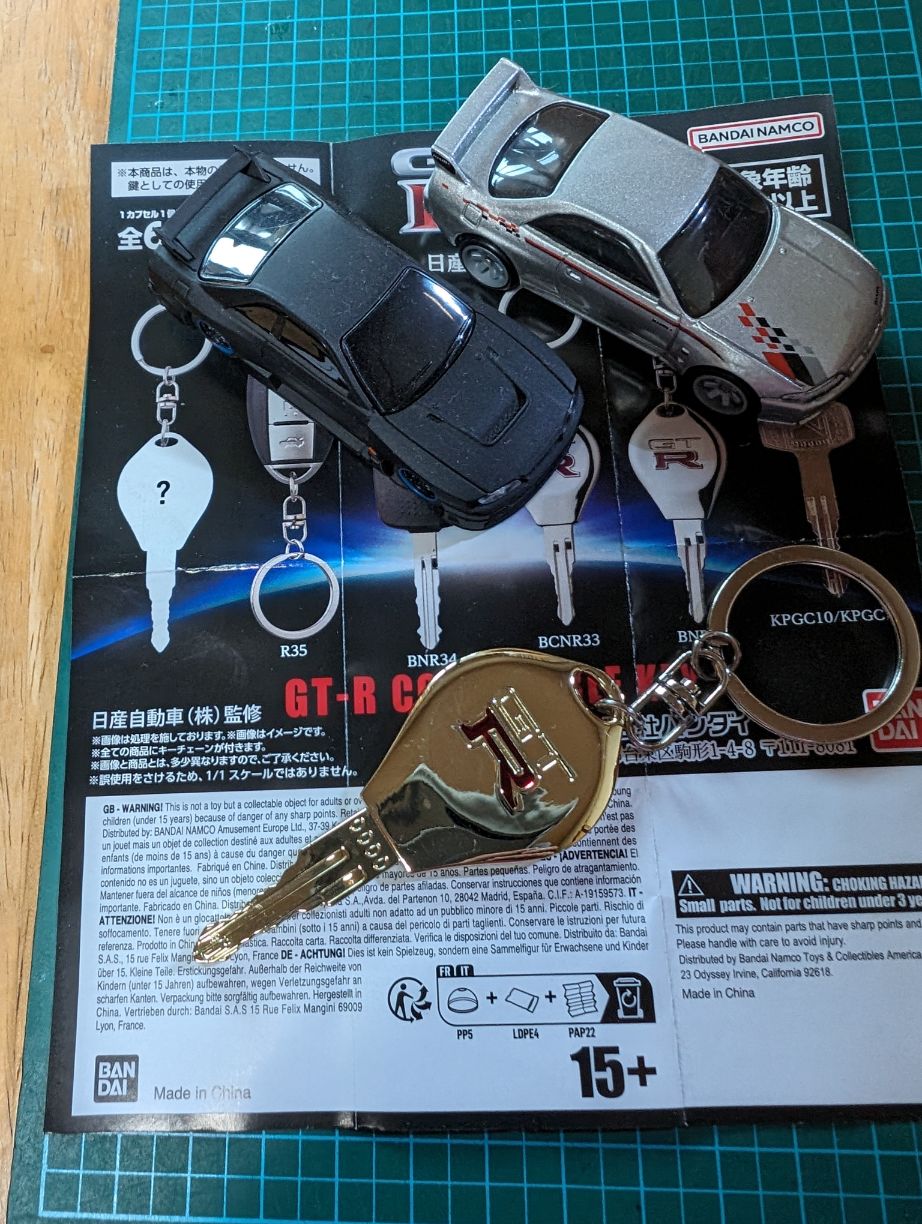 ♪ なりきりオーナーシリーズ・日産 歴代 「GT-R」コレクタブルキー