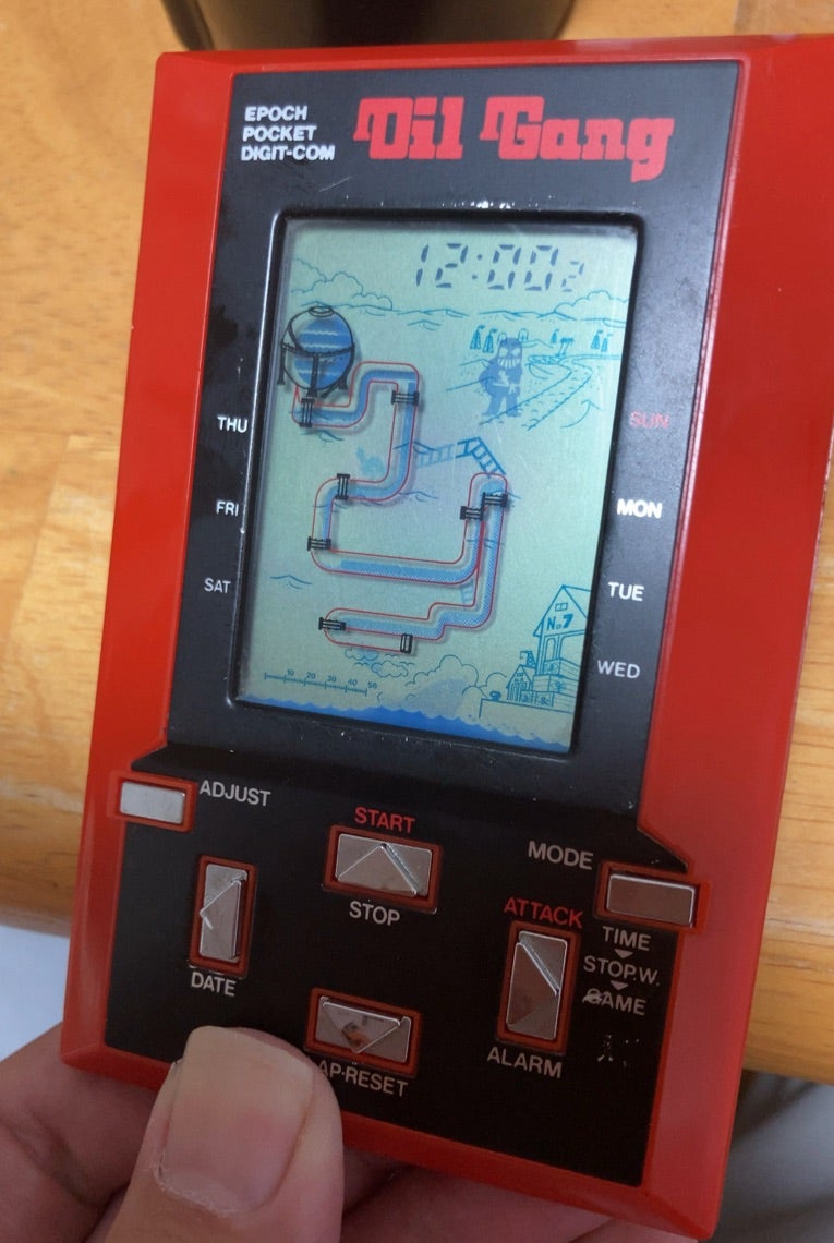 ゲームウォッチ エポック オイルギャング ジャンク品を修理 | ダディ