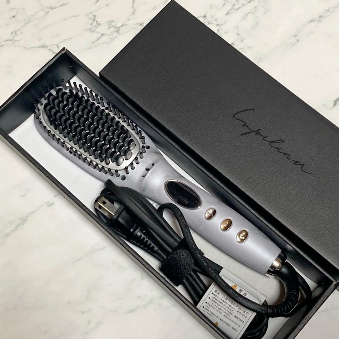 ヘアアイロン】ただ梳かすだけでまっすぐサラつや！ストレート