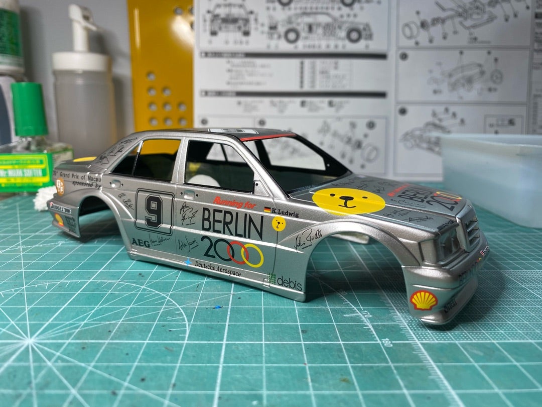 製作記 フジミ 1/24 MERCEDES-BENZ 190E EV.Ⅱ (22) | 加古川模型 club