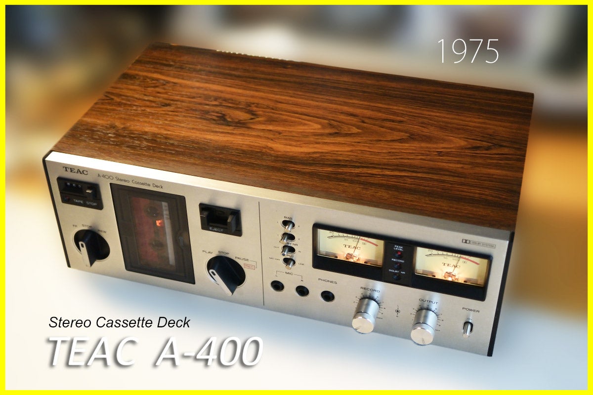 個性的なカセットデッキ「TEAC A-400」修理・レビュー | ヨッシー