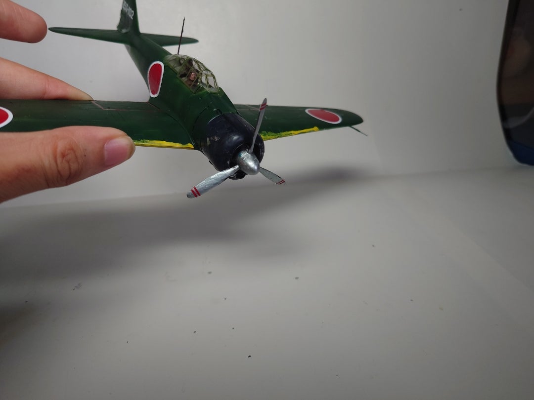 完成&製作記】タミヤ 1/48 零式艦上戦闘機21型 岩本徹三飛曹長搭乗機