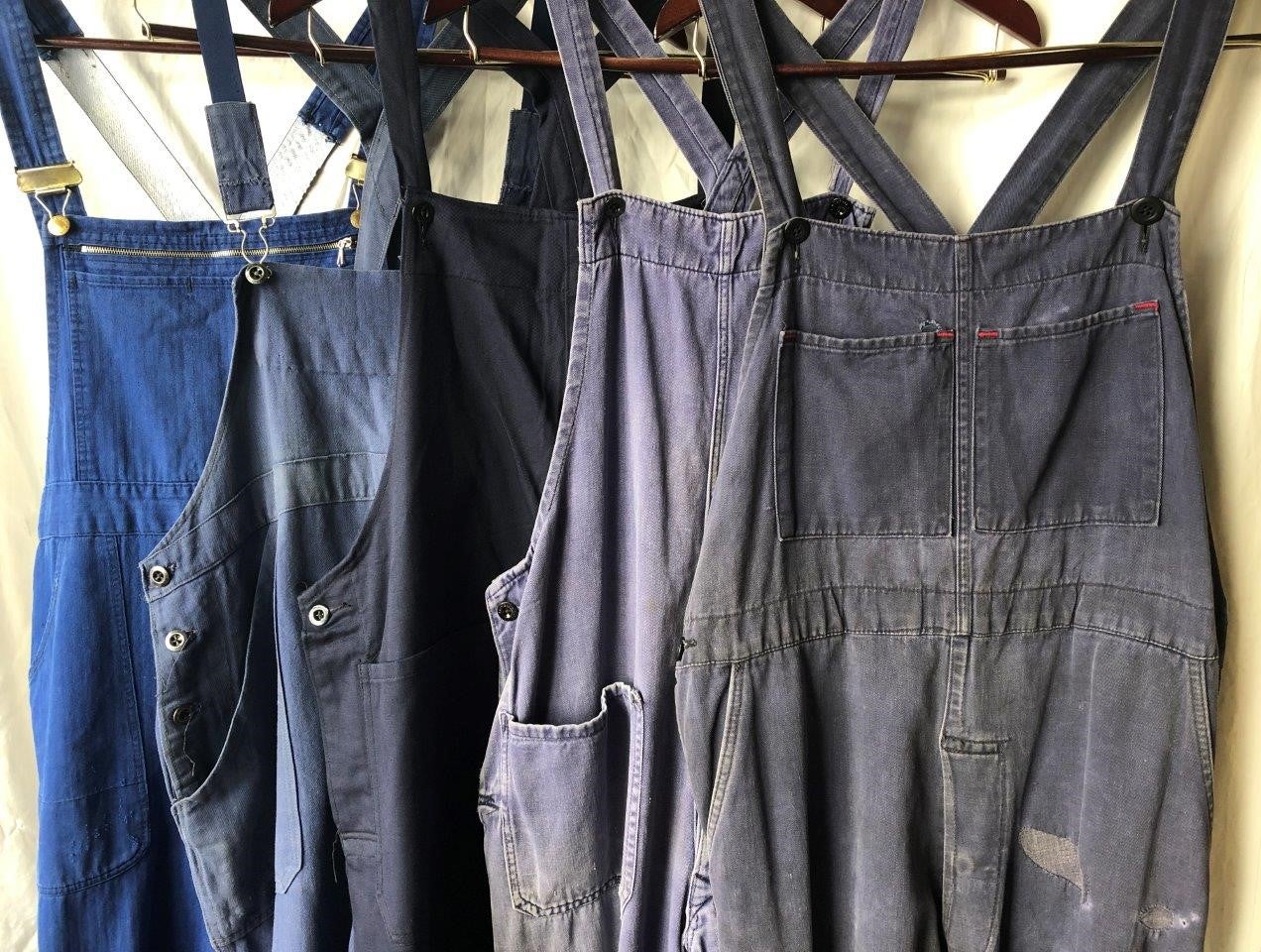 Vintage British Work Blue Drill Overalls | ILLMINATE blog