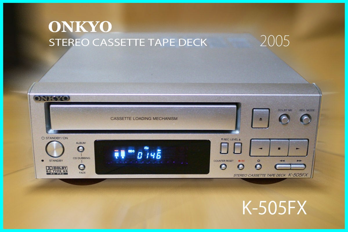 ONKYO オンキョー intec205 ステレオカセットデッキ K-505FX
