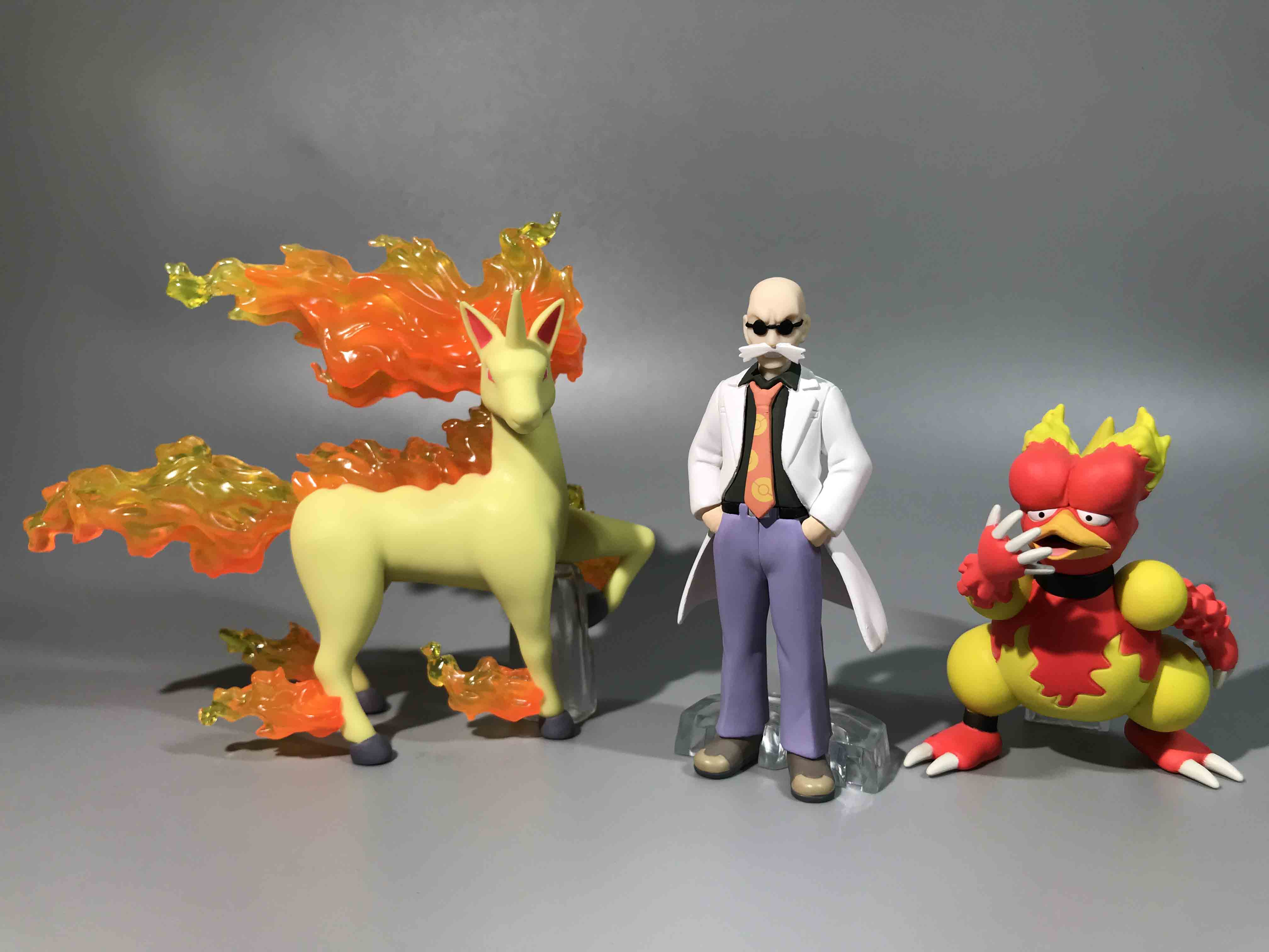 ポケモンスケールワールド カントー地方 カツラ＆ギャロップ＆ブーバー