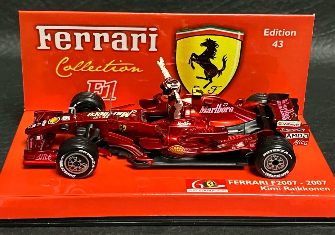 2007 中国GP 優勝【F2007 #6】K.ライコネン | エイトプリンのミニカー