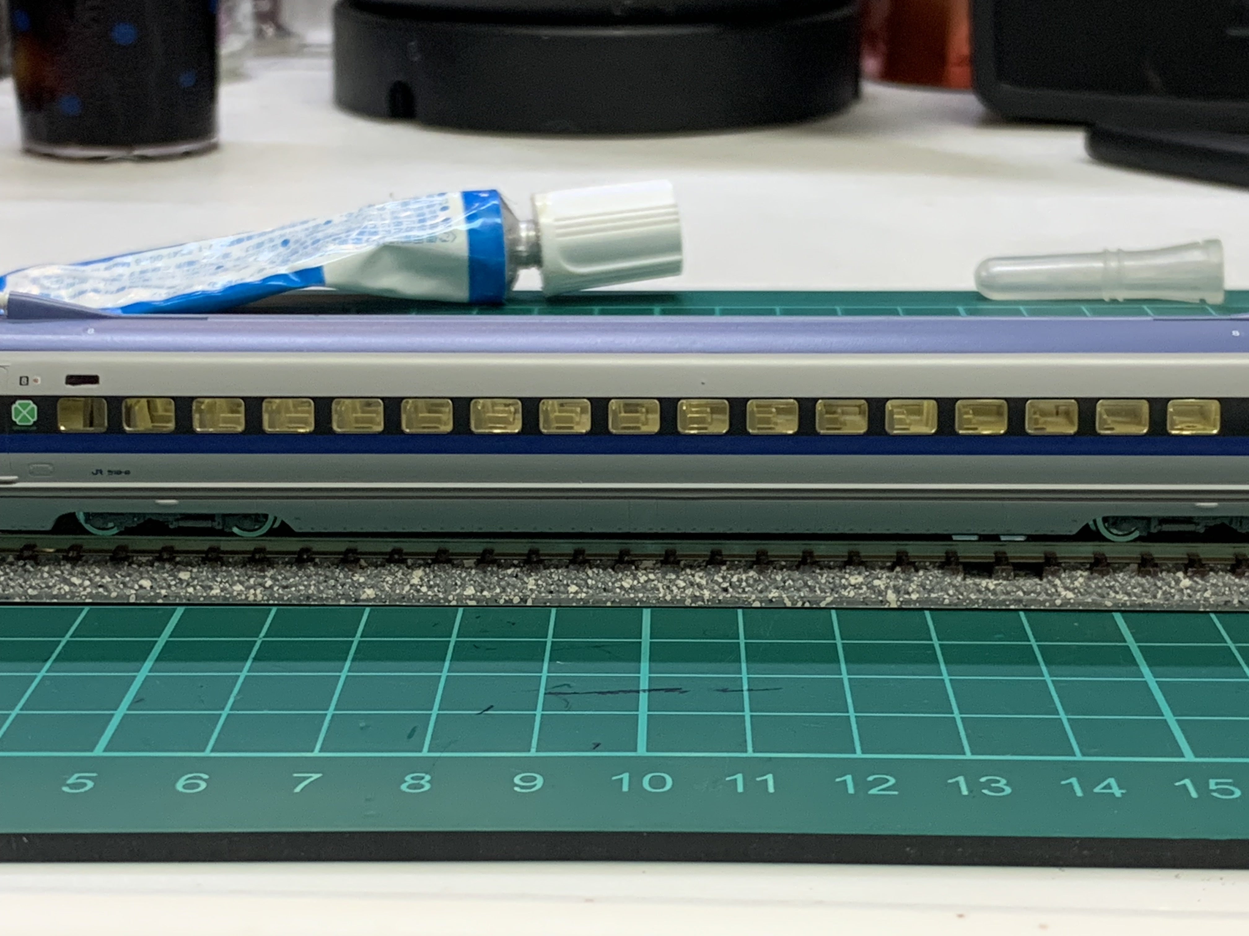 TOMIX JR 500系新幹線「のぞみ」 基本セット＋グリーン車 室内灯付き