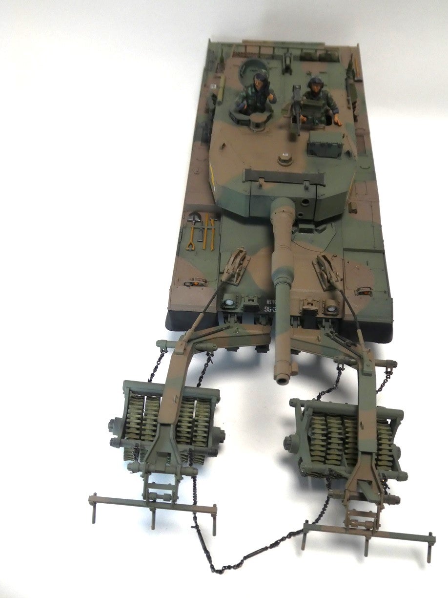 タミヤ 1/35 陸上自衛隊 90式戦車マインローラ （92式地雷原処理ローラ