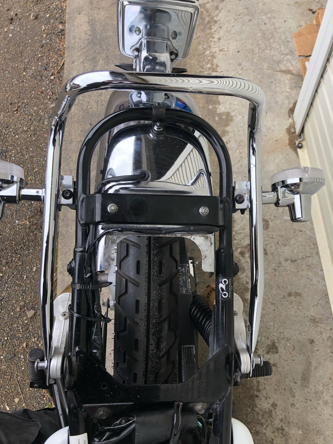 CB400SSのタンデムバー | アリサカデンキ