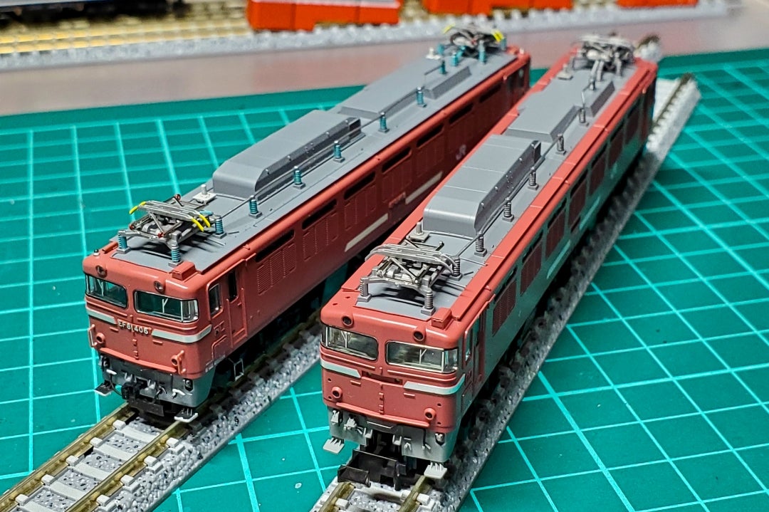 TOMIX 7179 EF81 400形(JR貨物更新車)が入線しました | 鉄道模型なまけ日記