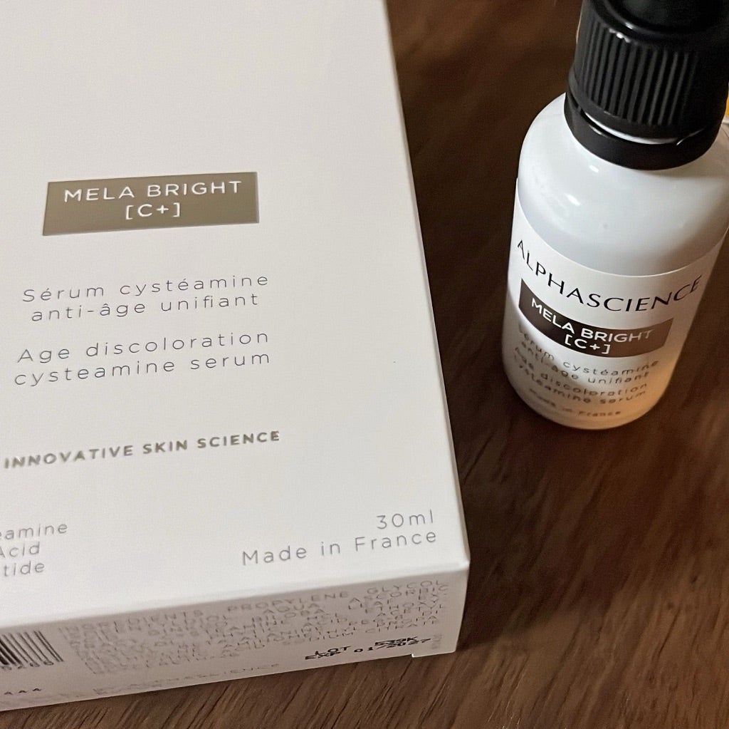 メラブライト［C+］2週間レビュー／システアミン美容液の使用感とシミ