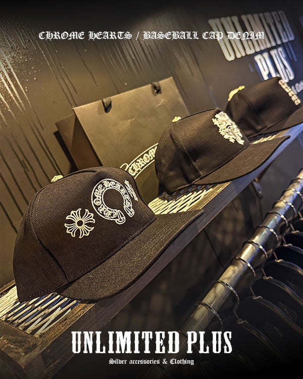 クロムハーツ キャップ ベースボール デニム + ホースシュー +