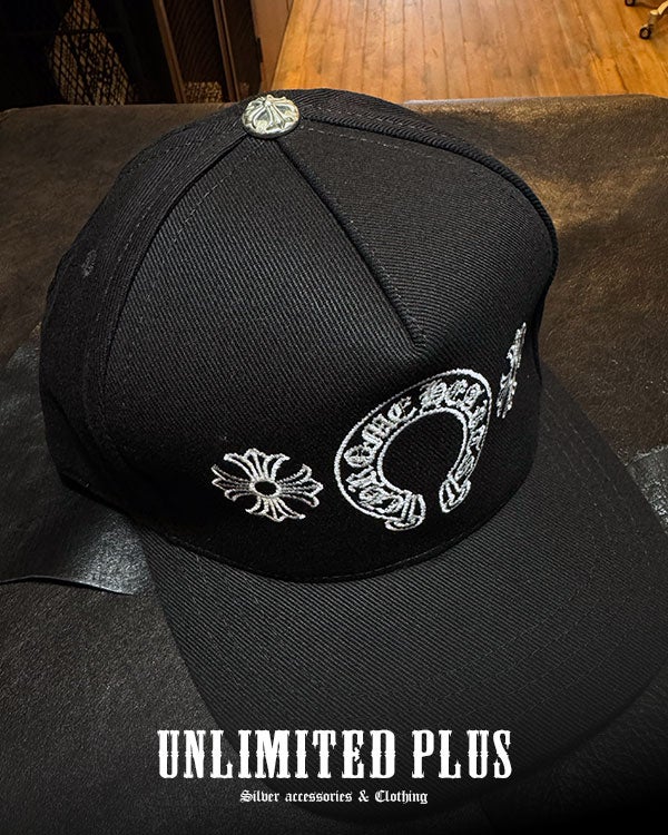 クロムハーツ キャップ ベースボール デニム + ホースシュー +