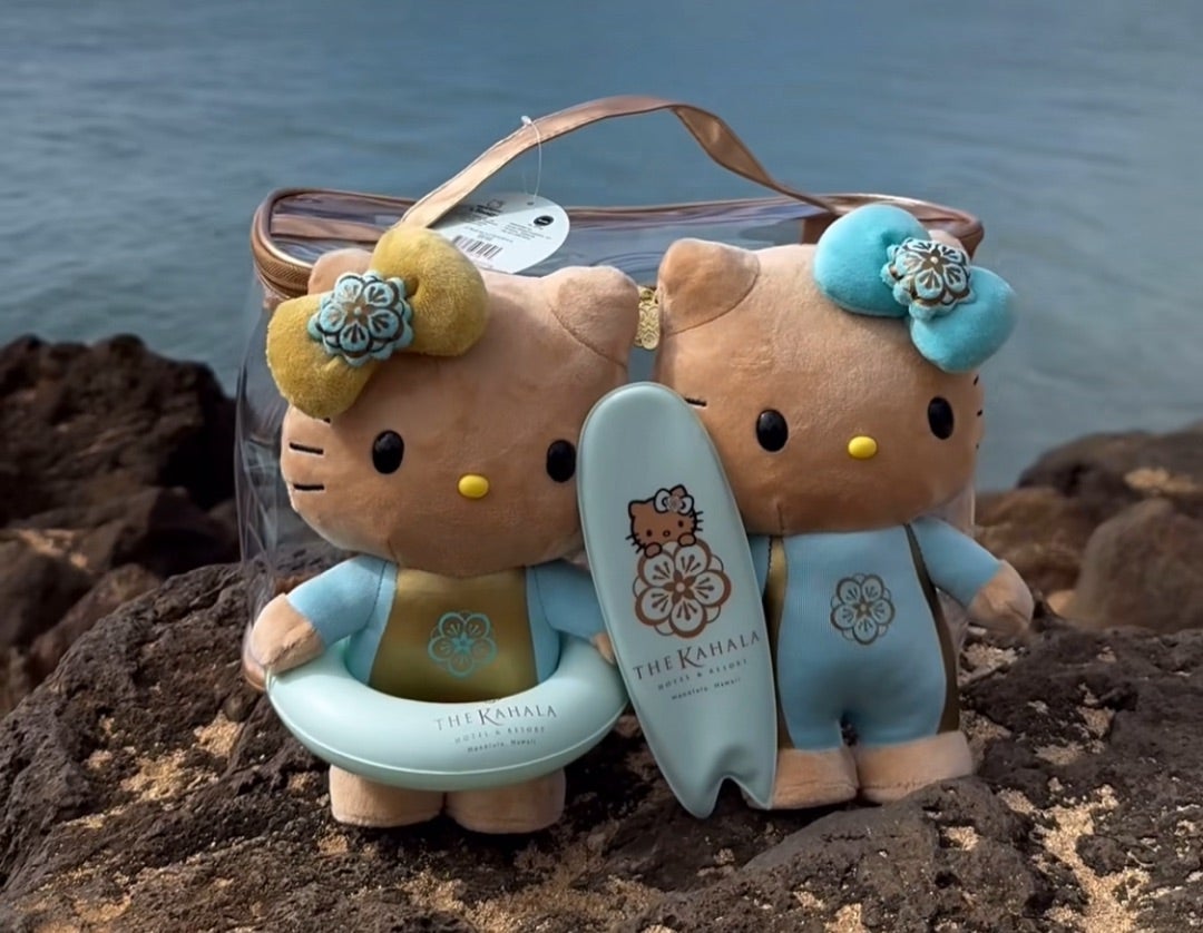 激レア☆ウクレレ持ってるキティ&ダニエル☆ガングロ日焼けキティ（M