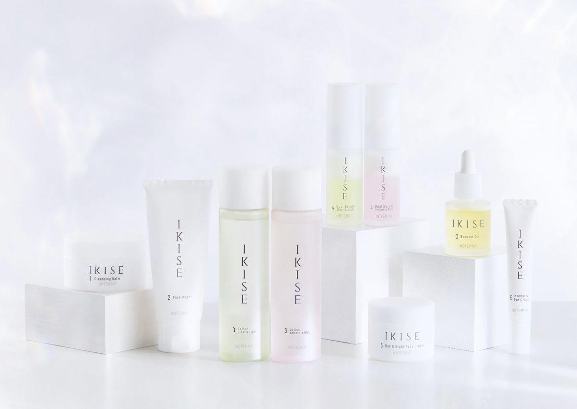 ドテラの新しいスキンケアシリーズ【IKISE-粋精-】自然由来指数90%以上