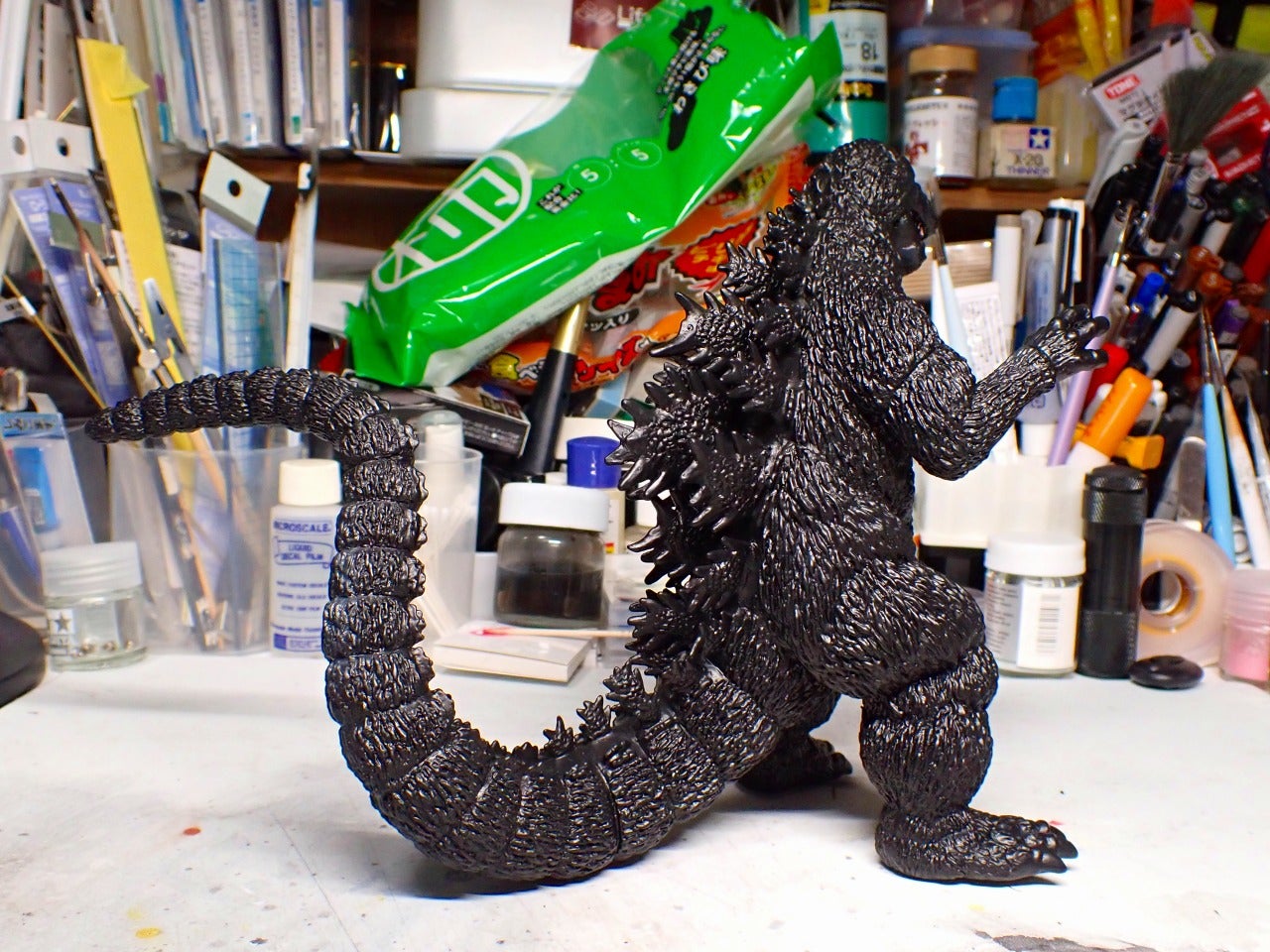 ガレージキットコンペ 海洋堂 ゴジラ1984 その1 | まえだの