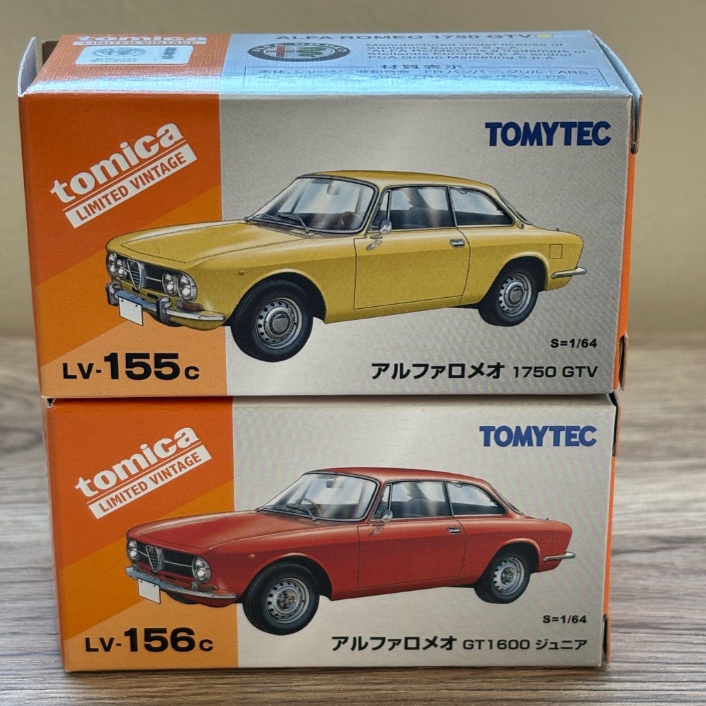 トミカリミテッドヴィンテージ アルファロメオGTV & ジュニア