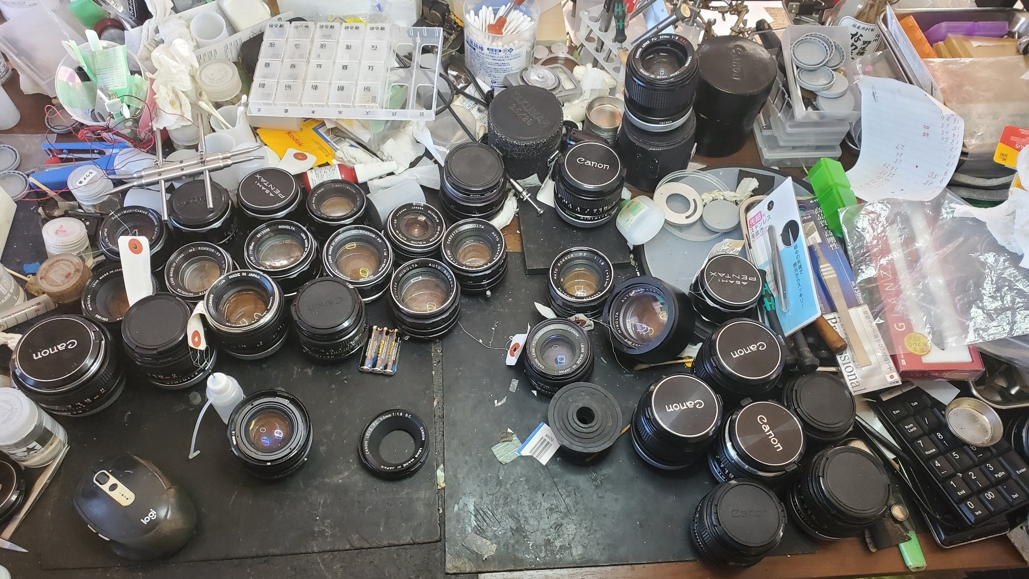 標準&広角レンズ 分解＆清掃デスマーチ ⑪ CANON NEW FD 50mm F2.0