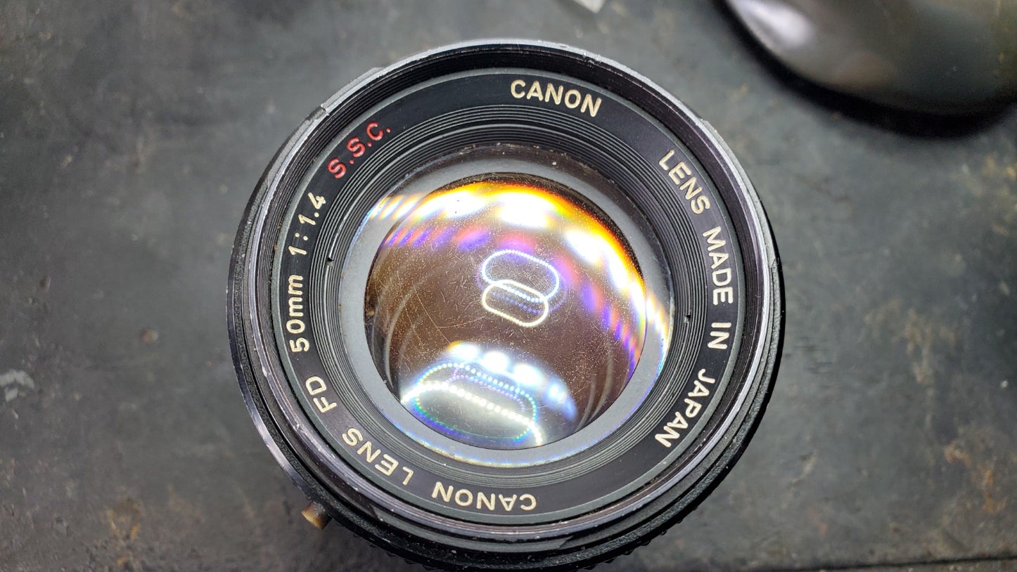 あれ!? 忘れてた！CANON FD 50mm F1.4 S.S.C. 分解＆清掃デスマーチ