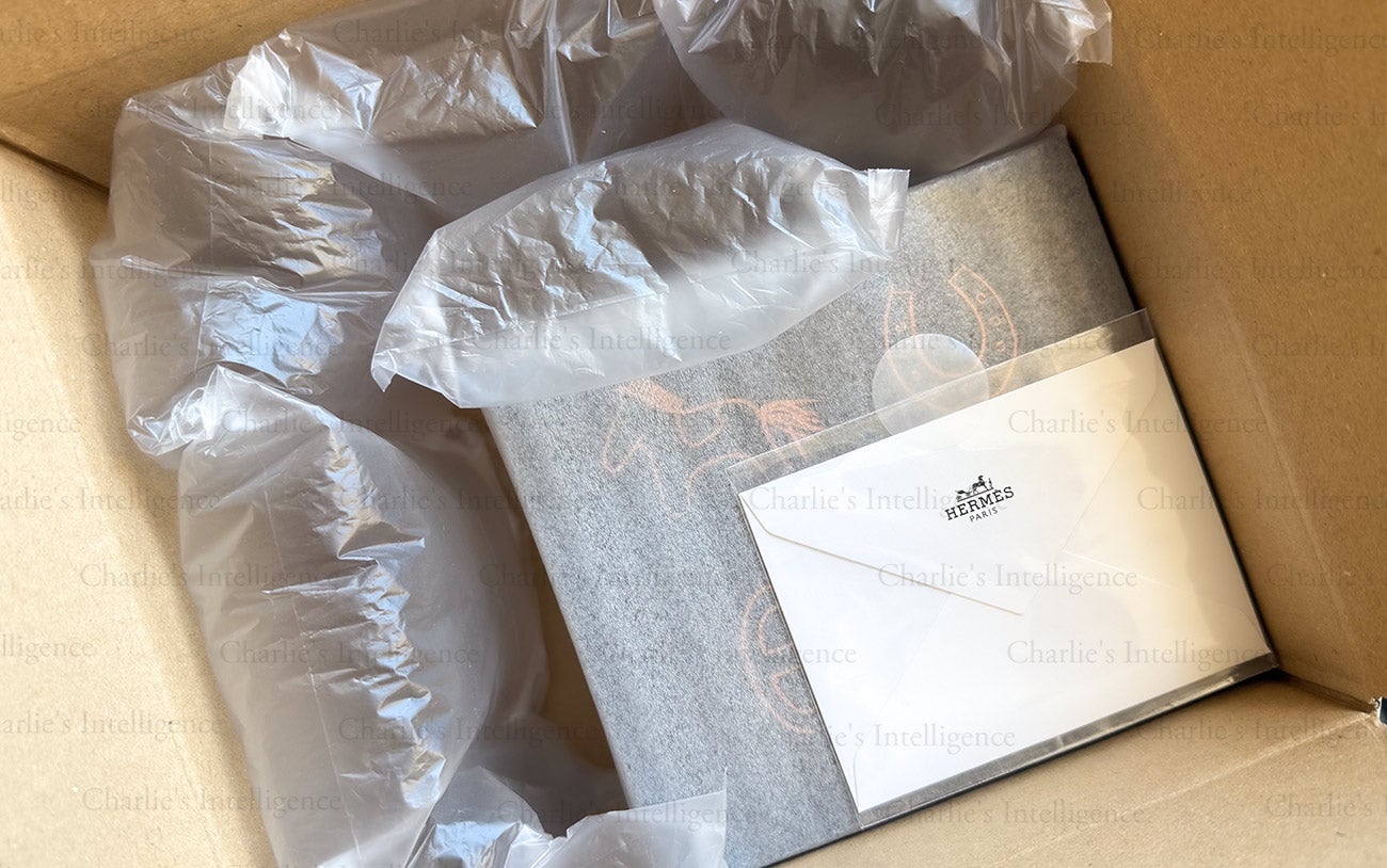 エルメスからイヤーズギフト（2024年）が届いた。なんと冷凍