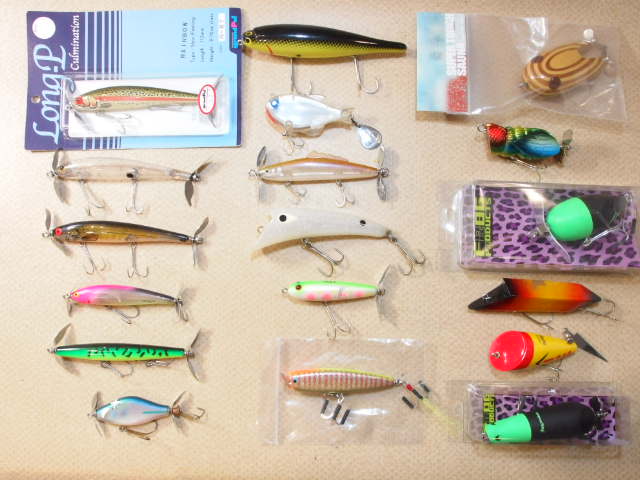 ロングP など ハンドメイドトップウォータールアー 色々入荷です