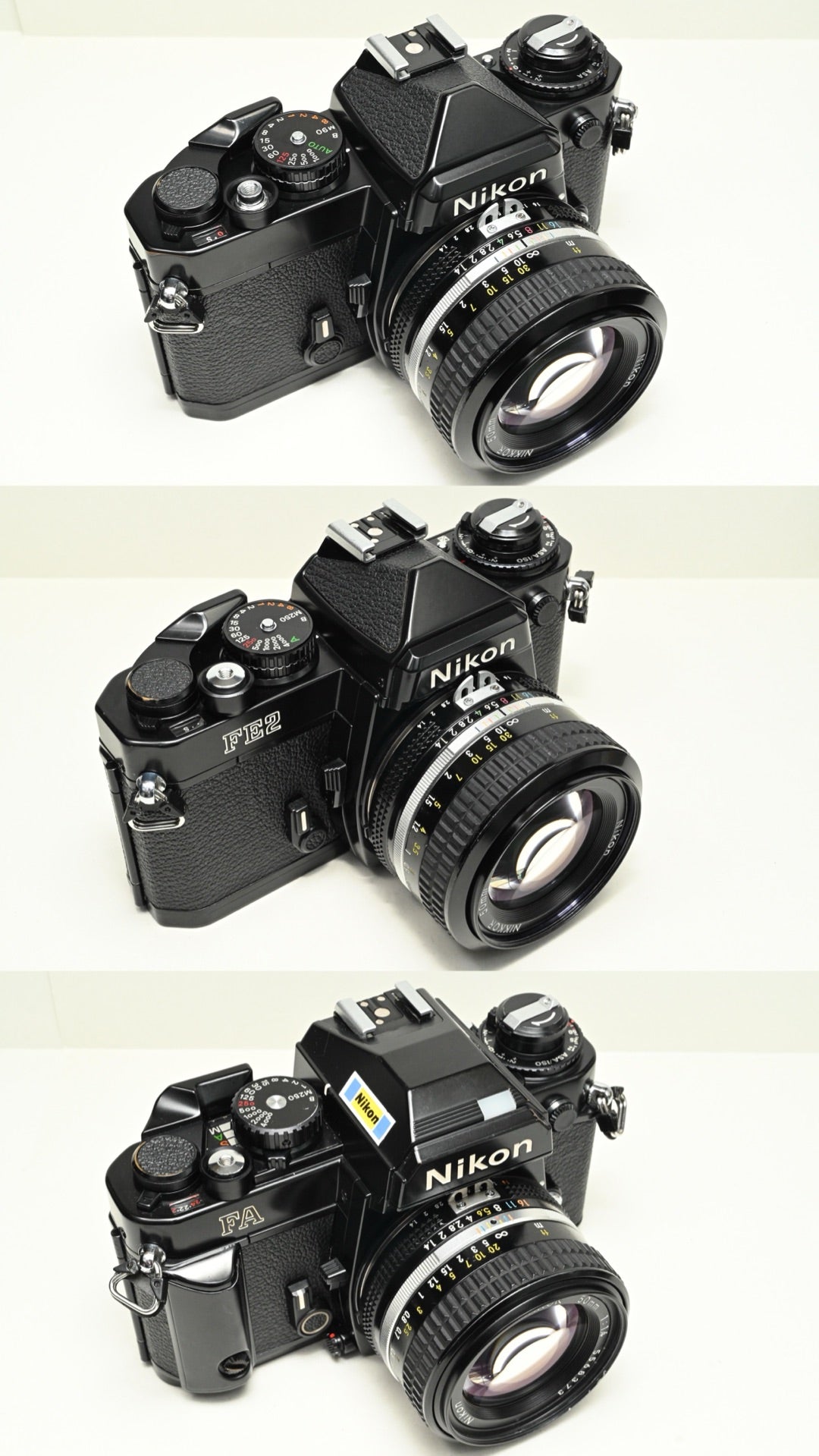 ニコン FE FE2 FA | カメラの自由研究