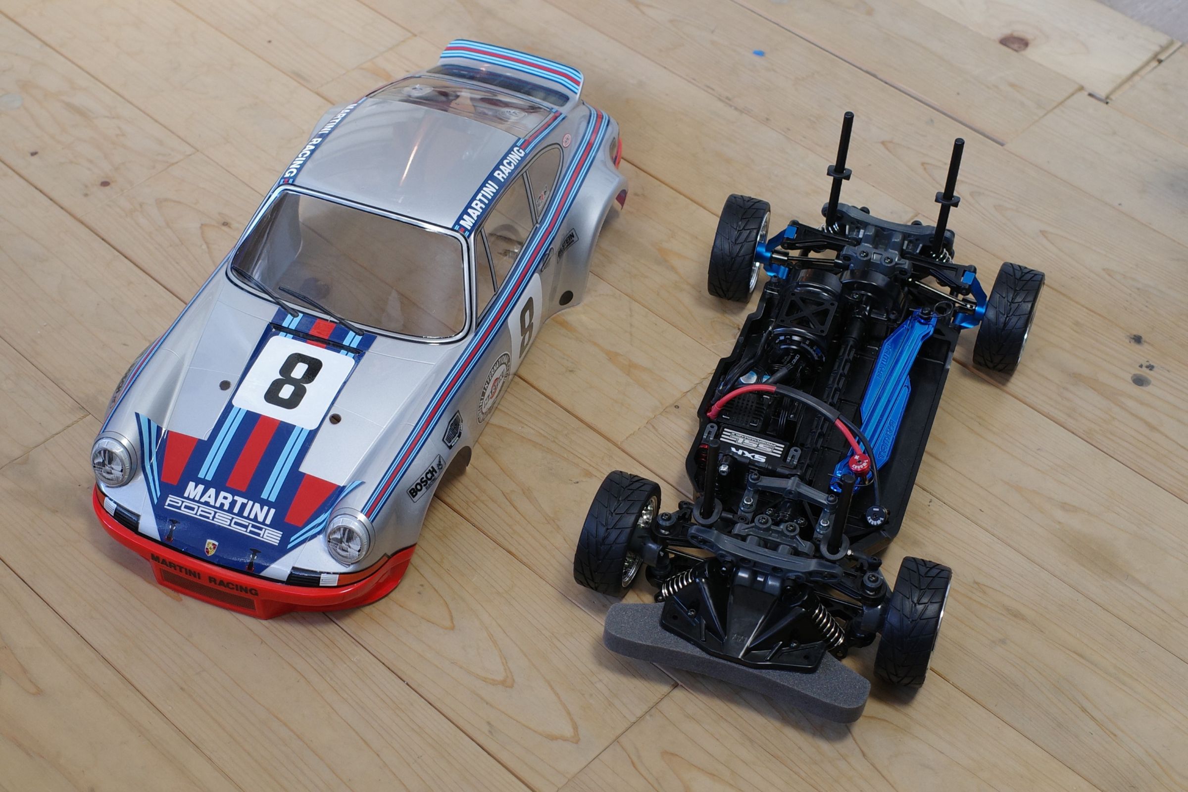 TT-02】 ポルシェ 911 カレラ RSRを作る Part2 !! | robertsのラジコン日記