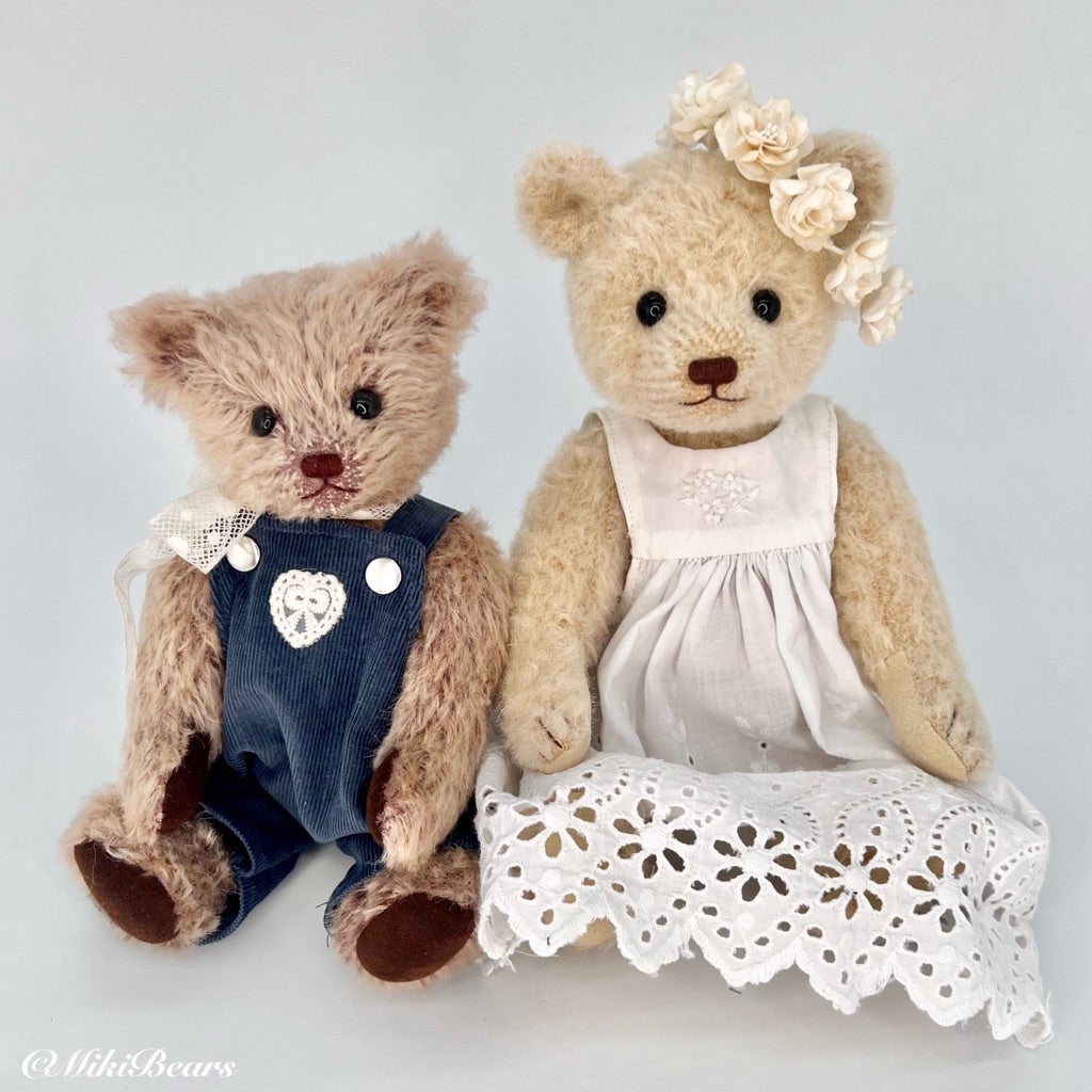 2／5〜阪急向けテディベア2体 | のんびり テディベア Miki Bears