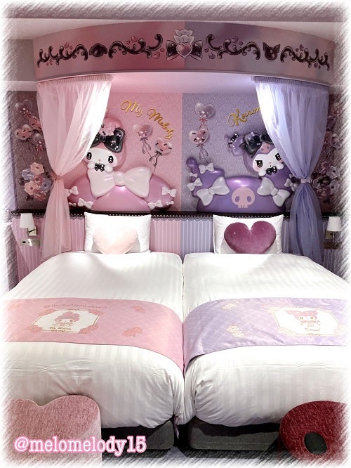 京王プラザホテル八王子のマイメロディ・クロミ ルーム。*+ | *.みるく