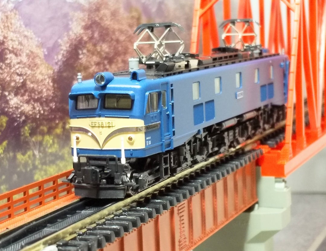 KATO EF58 上越形 ブルー 入線‼️ (品番3020-2) | oketa-mokeiのブログ