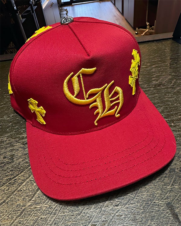 クロムハーツ キャップ ベースボール キャップ レッド/イエロー