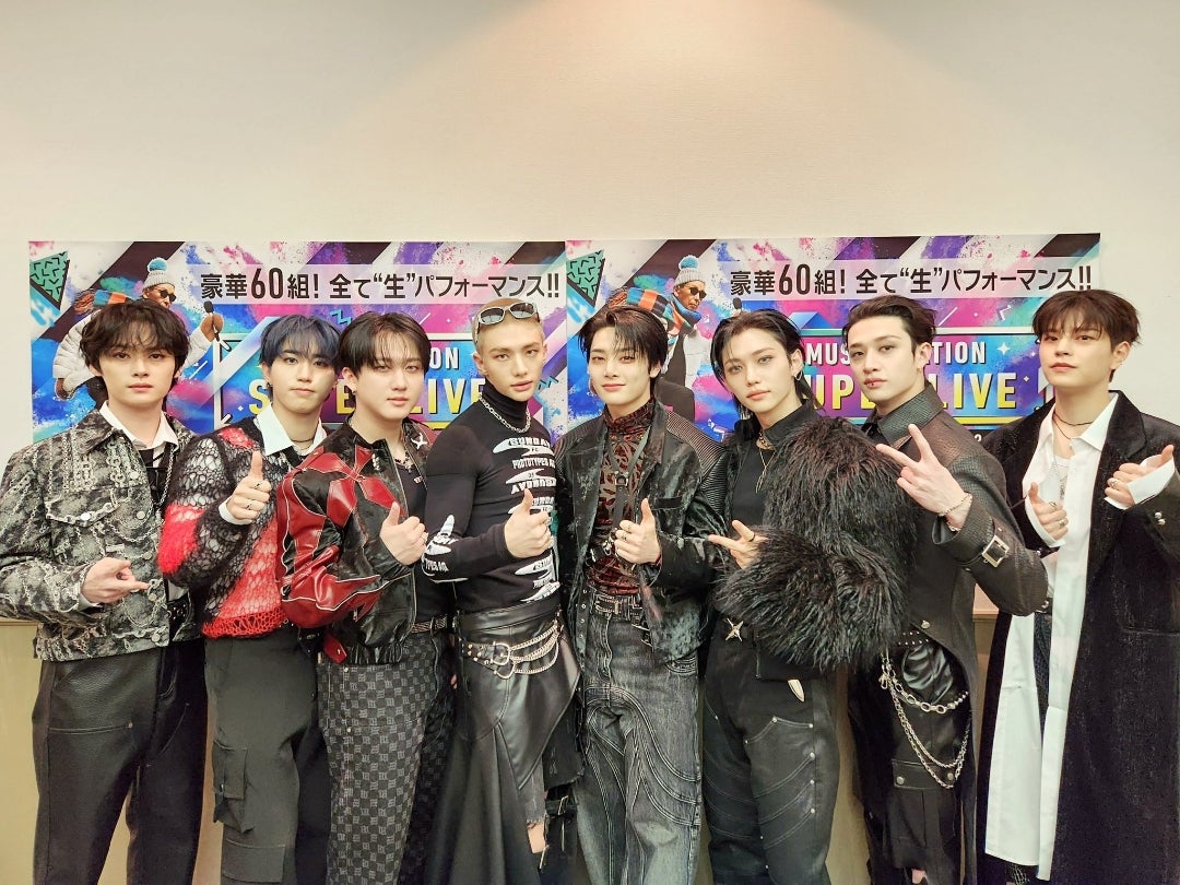 スキズ＊オフイベ会場限定トレカ❣️FNS歌謡祭とMステ、ビジュ