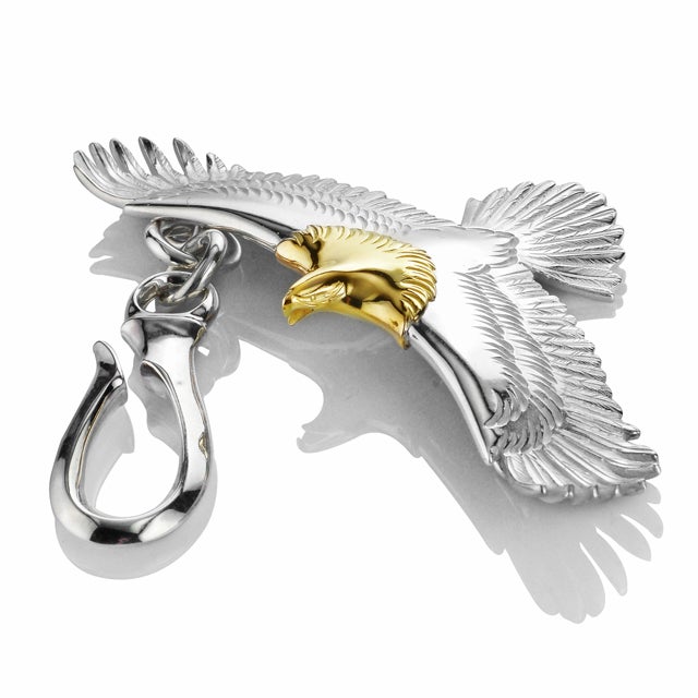 イーグルペンダント/ K18イエローゴールドヘッド/ eg-03A w/フックキー