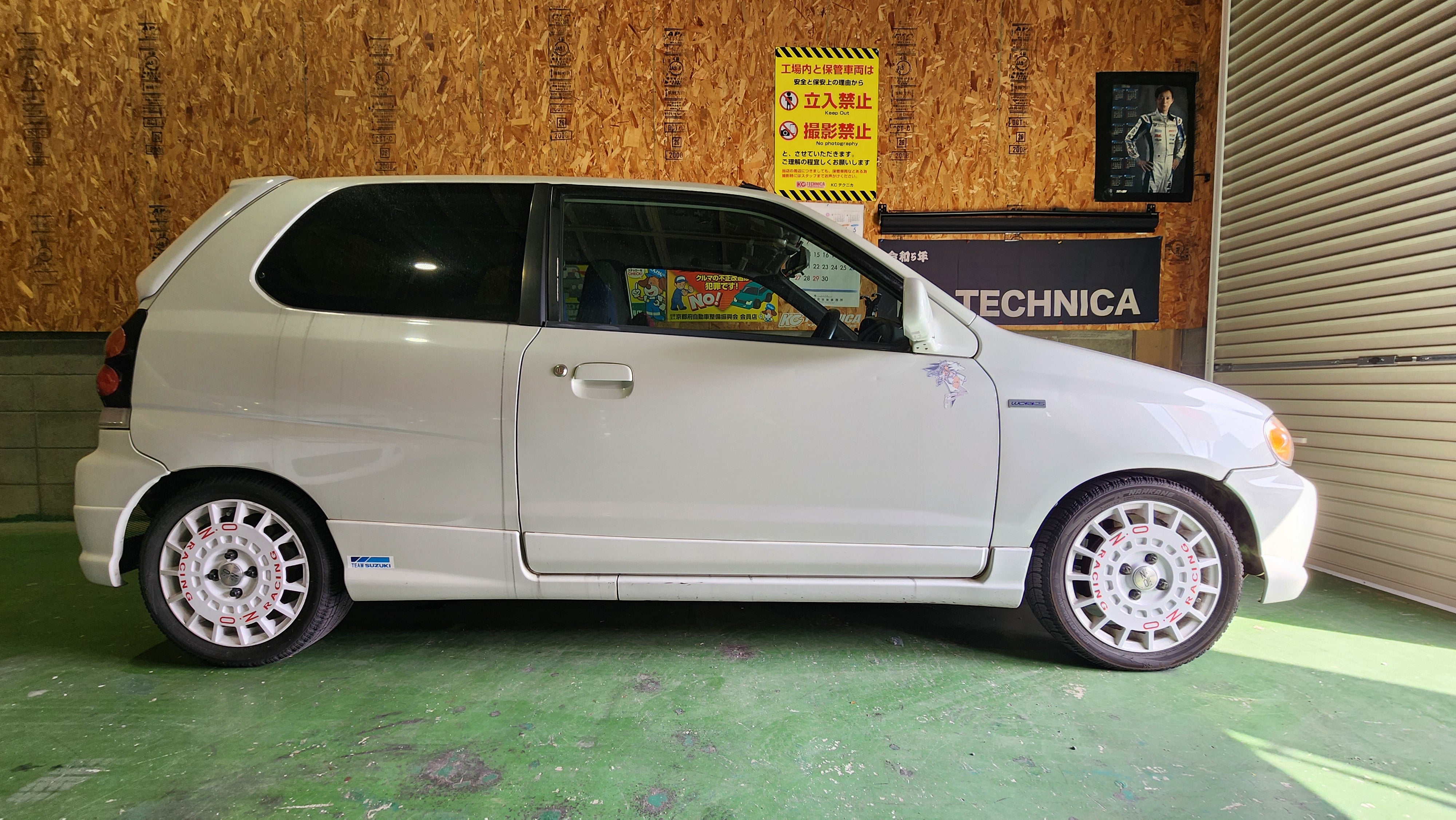 昨日入庫のアルトワークス/HA22S | KCテクニカ 広報のブログ