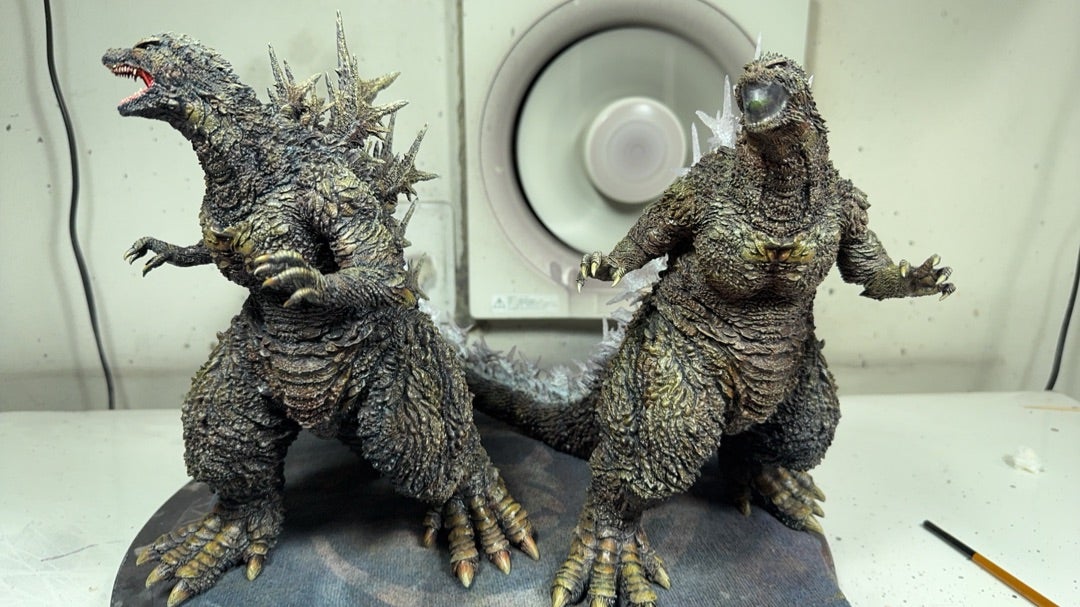 酒井ゆうじ造型工房 G−1.0 23cmゴジラ2023（アイボリーレジンキット版