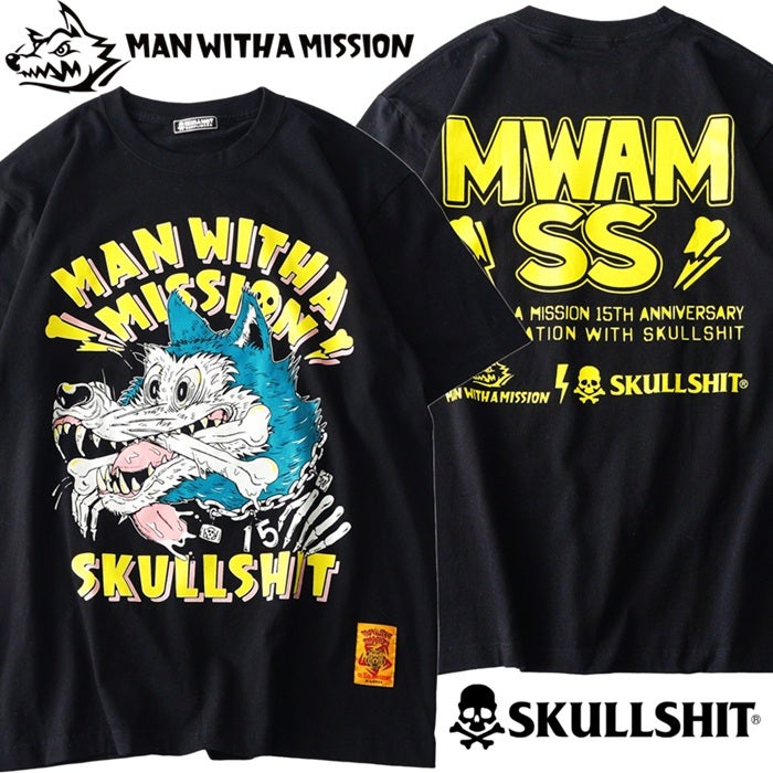 MAN WITH A MISSION × SKULLSHIT』15周年記念コラボTシャツ入荷