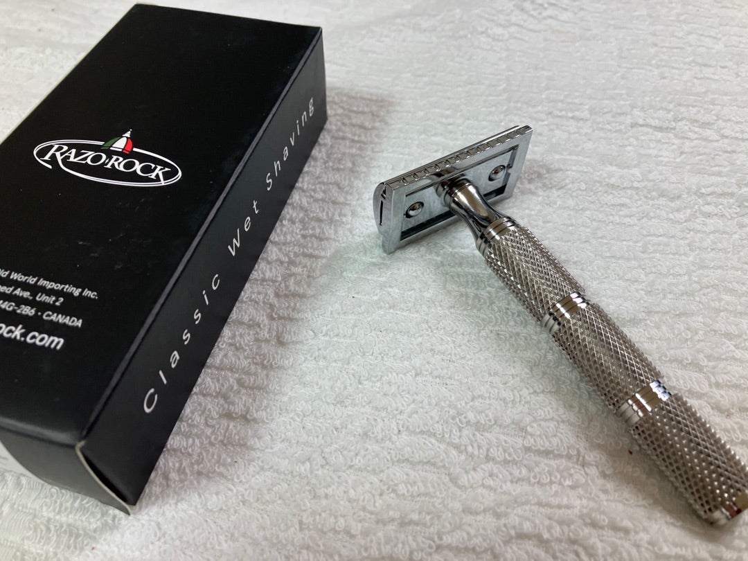 両刃カミソリ ラゾロック razorock サイバー マイルド 両刃カミソリ