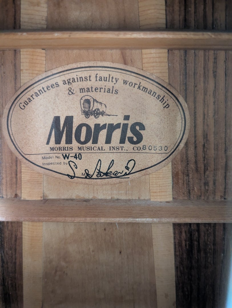 No:6 Morris W-40・ハカランダ・縦ロゴ•スリーバック | ゆずマンの