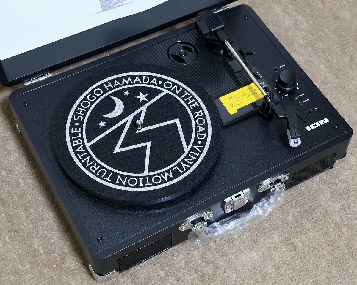 旅の間に届いていた浜田省吾“ON THE ROAD”ポータブル