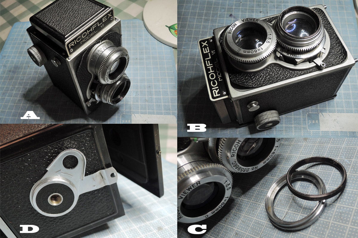 フィルム二眼レフカメラ「RICOHFLEX MODEL Ⅵ」分解清掃・作例