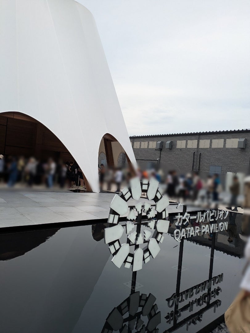 シャボン玉！スイス館＆ショップが素敵！カタール館☆ぼっち大阪関西