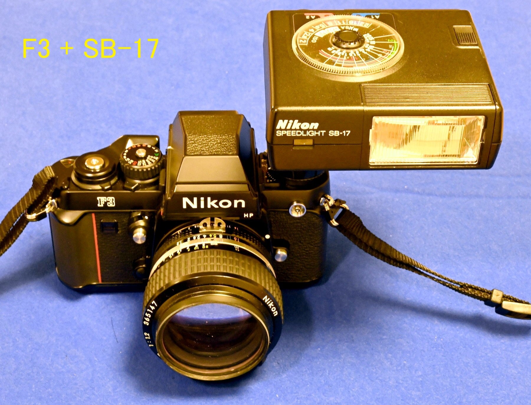 Nikon スピードライトSB-17 とガンカプラー AS-5 ・ ASｰ6 を稼働させて