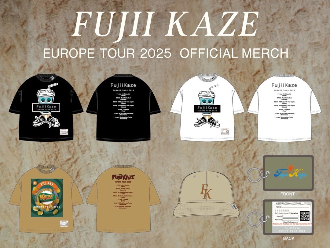 EU/NA TOUR 2025 通販限定グッズとバンメンさん発表！ | 風に吹かれた