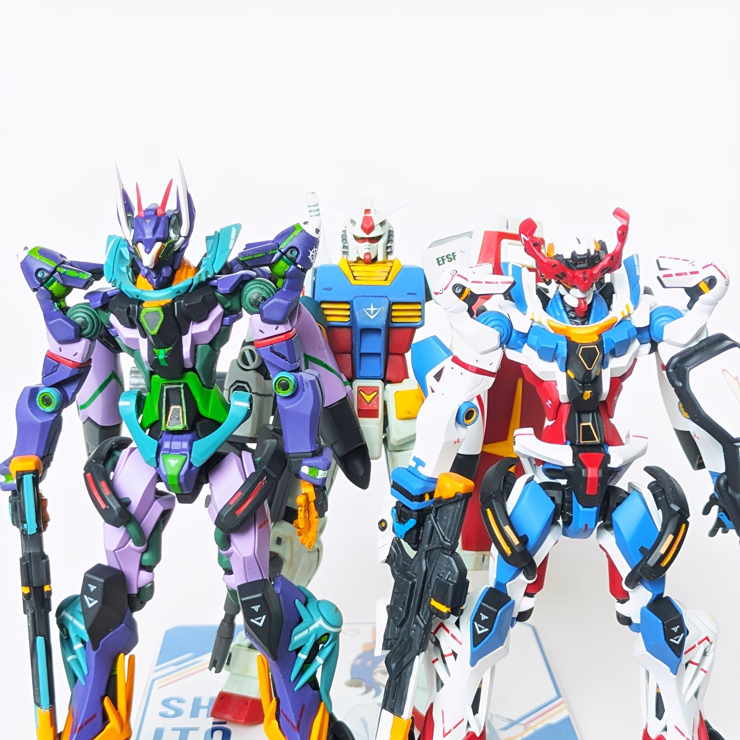 HG ジフレド ジークアクス RX78-2ガンダム 3体セット 出品しました