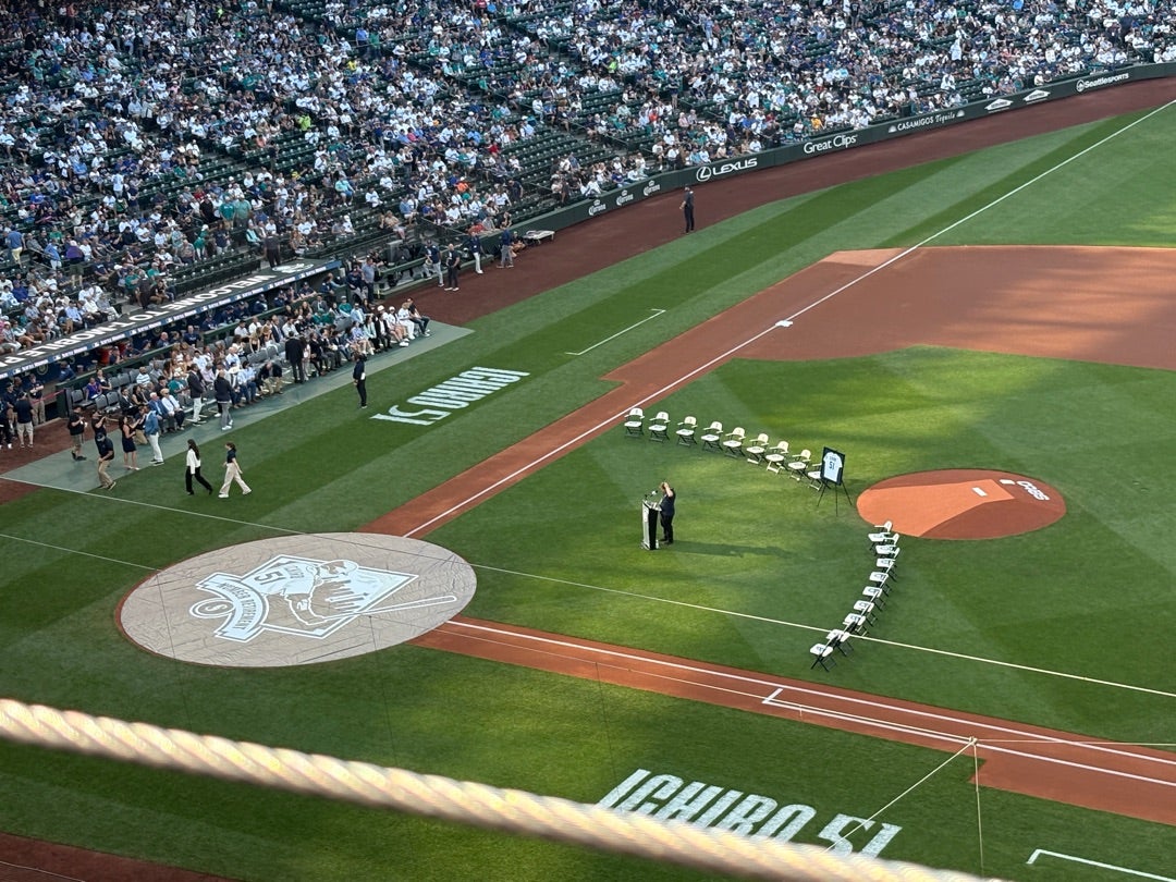 2025/8 【シアトル】⑤イチローの永久欠番セレモニーを生で見る