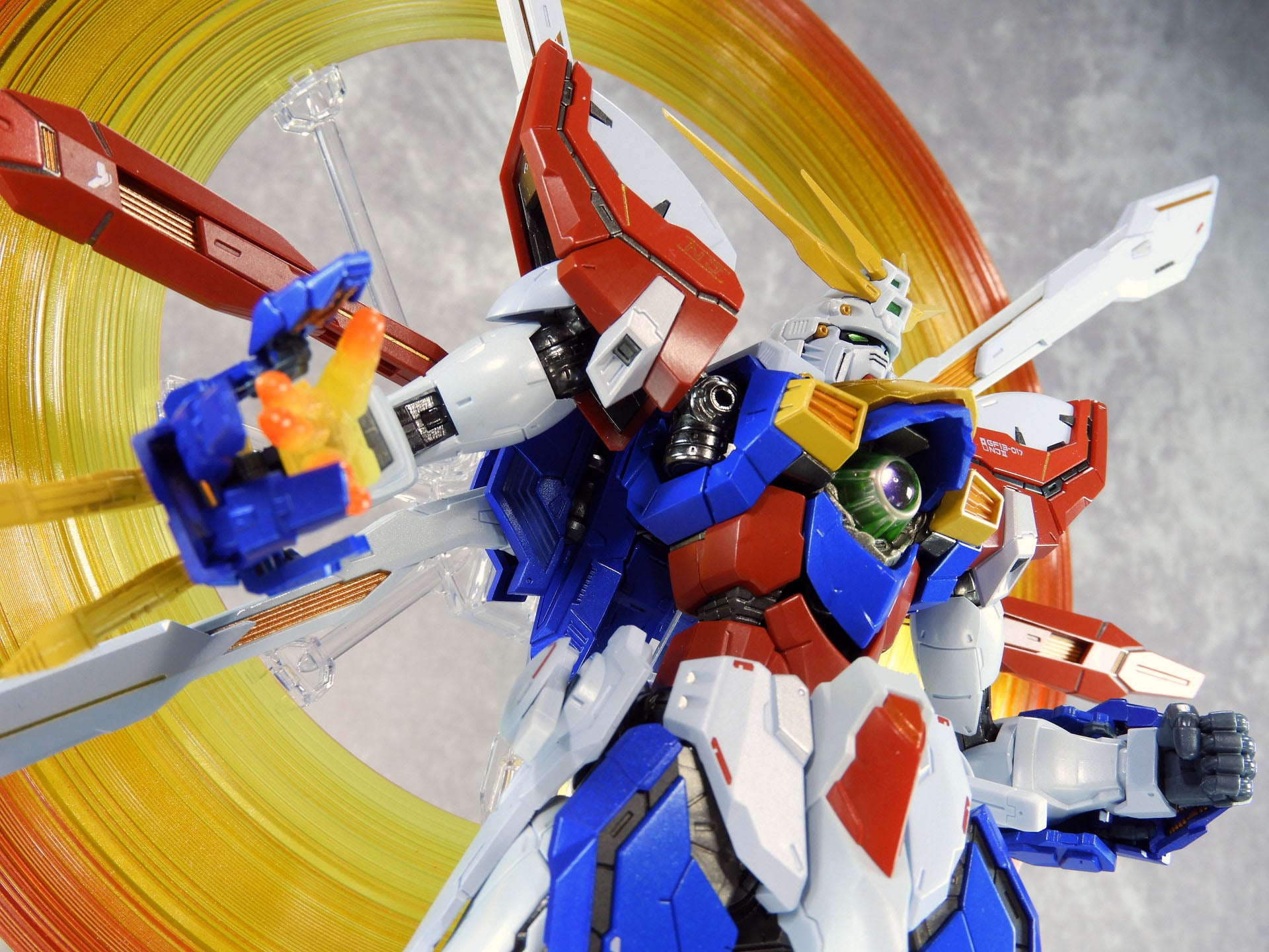 二次修正版 l build ゴッドガンダム メタルビルド ゴッドガンダム 二次